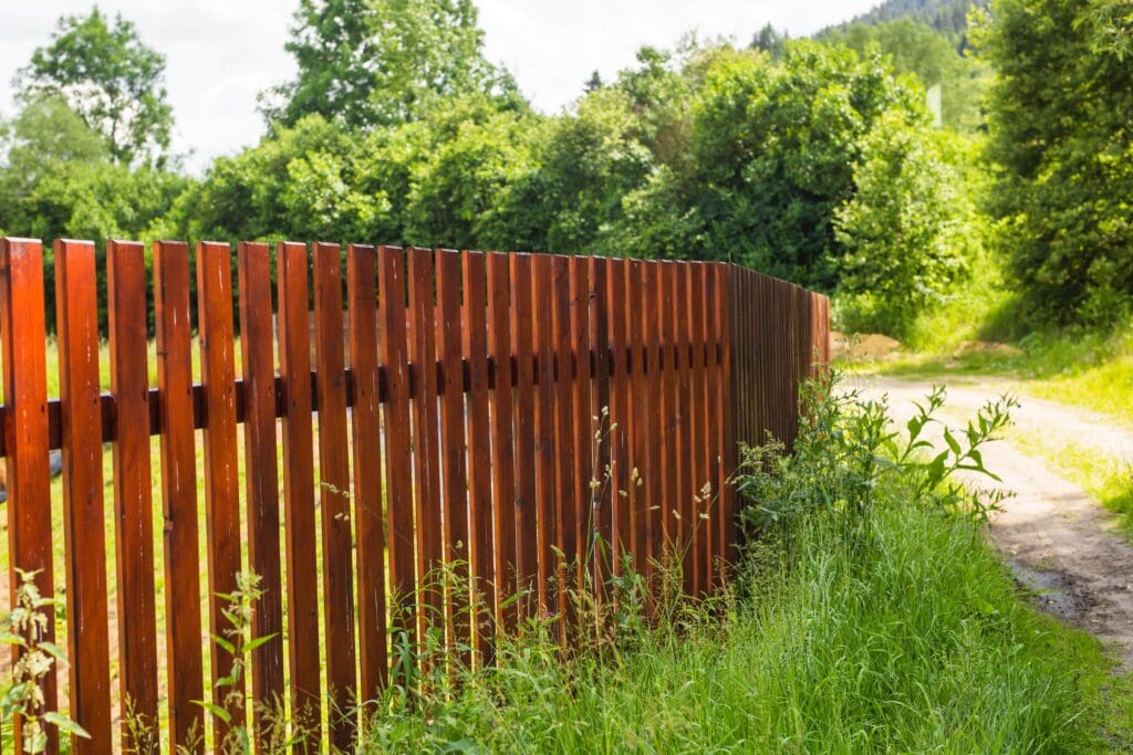 commercial wood fence