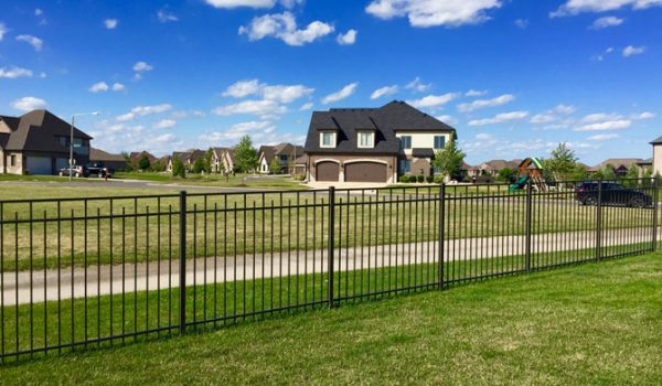 Aluminum Fence in Westfield, Indiana Neighborhood